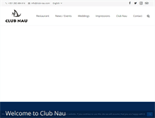 Tablet Screenshot of club-nau.com